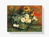 Diamond Painting Stilleven met rozen en zonnebloemen - SEOS Shop ®