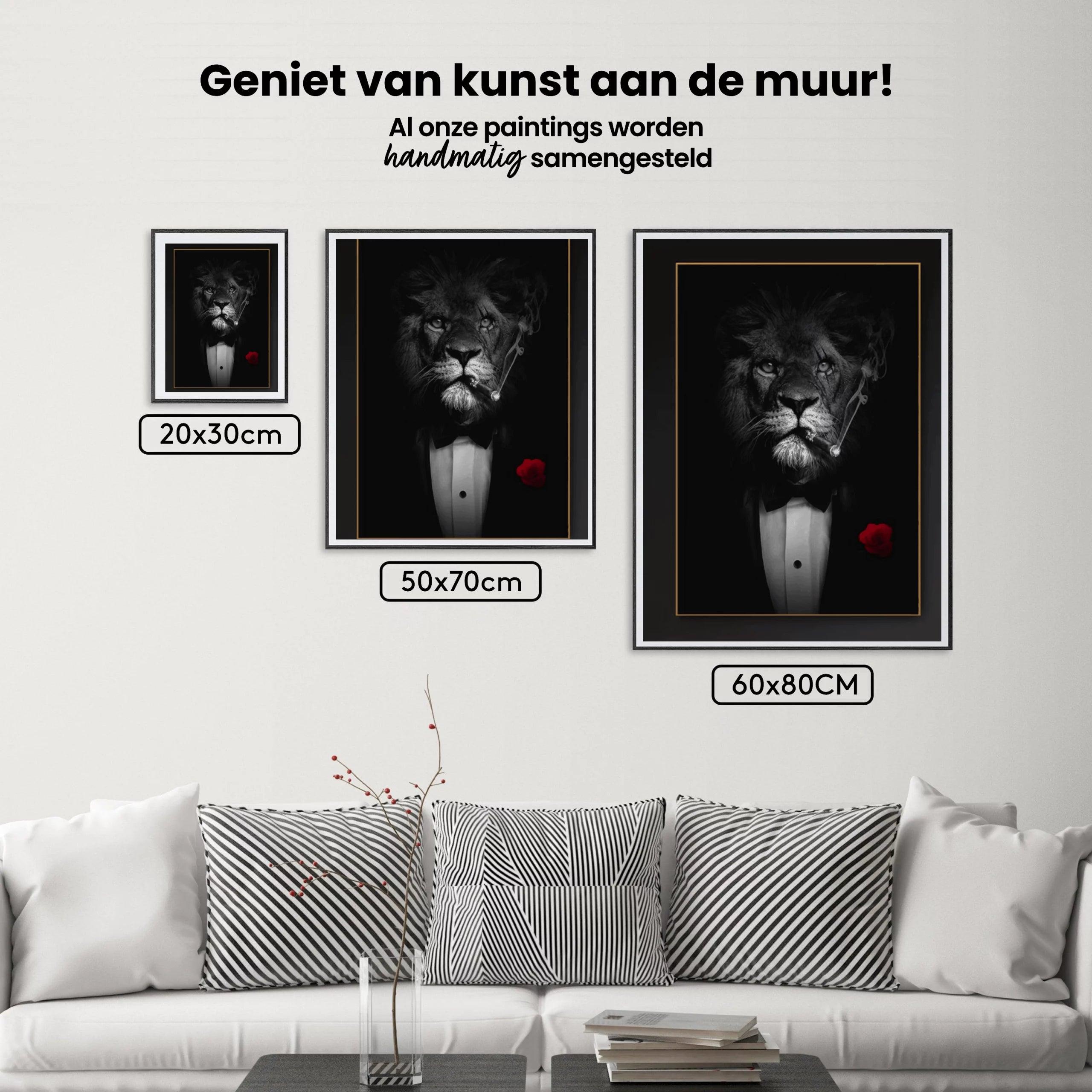 Diamond Painting Leeuw in een pak - SEOS Shop ®