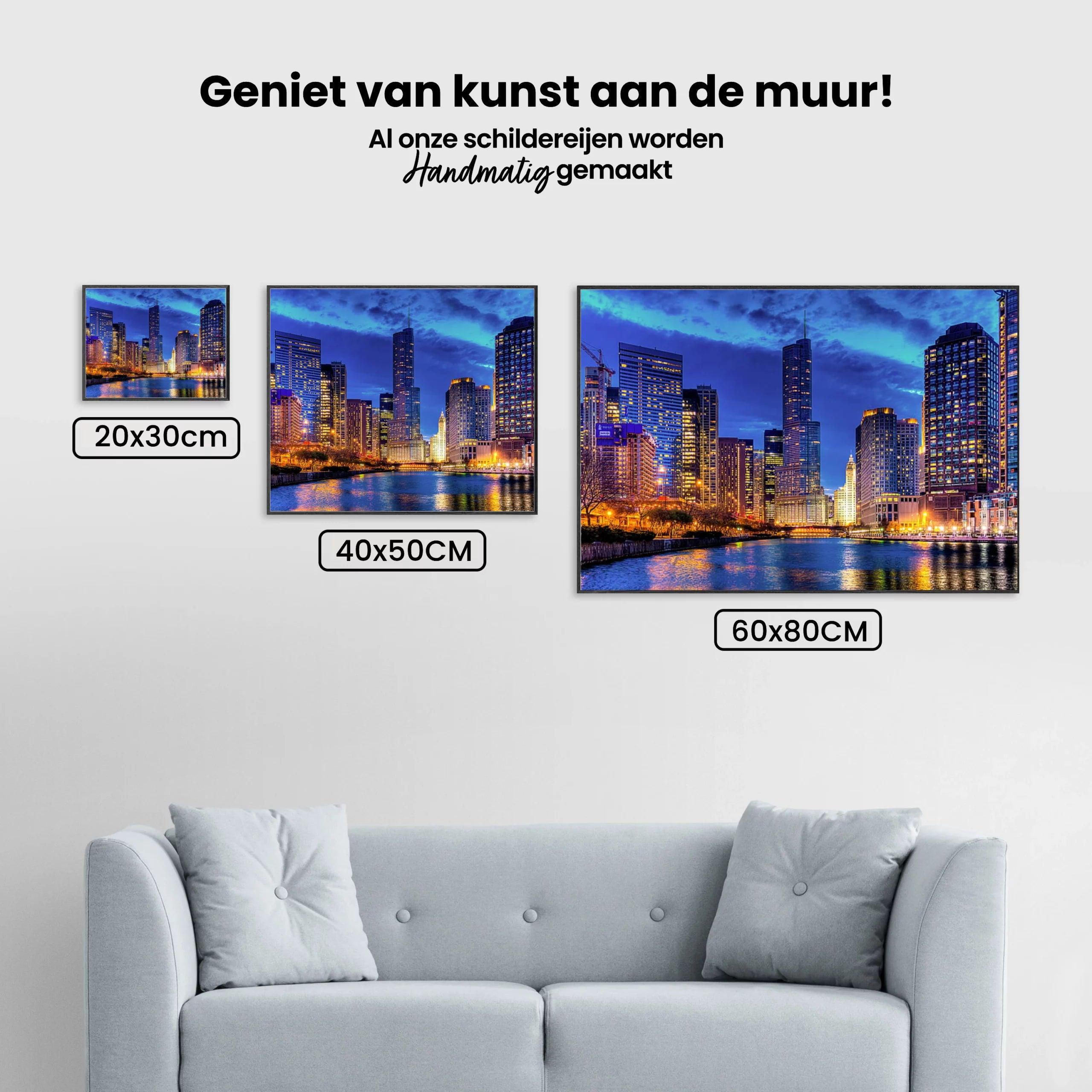 Diamond Painting USA Stad Nacht - SEOS Shop ®