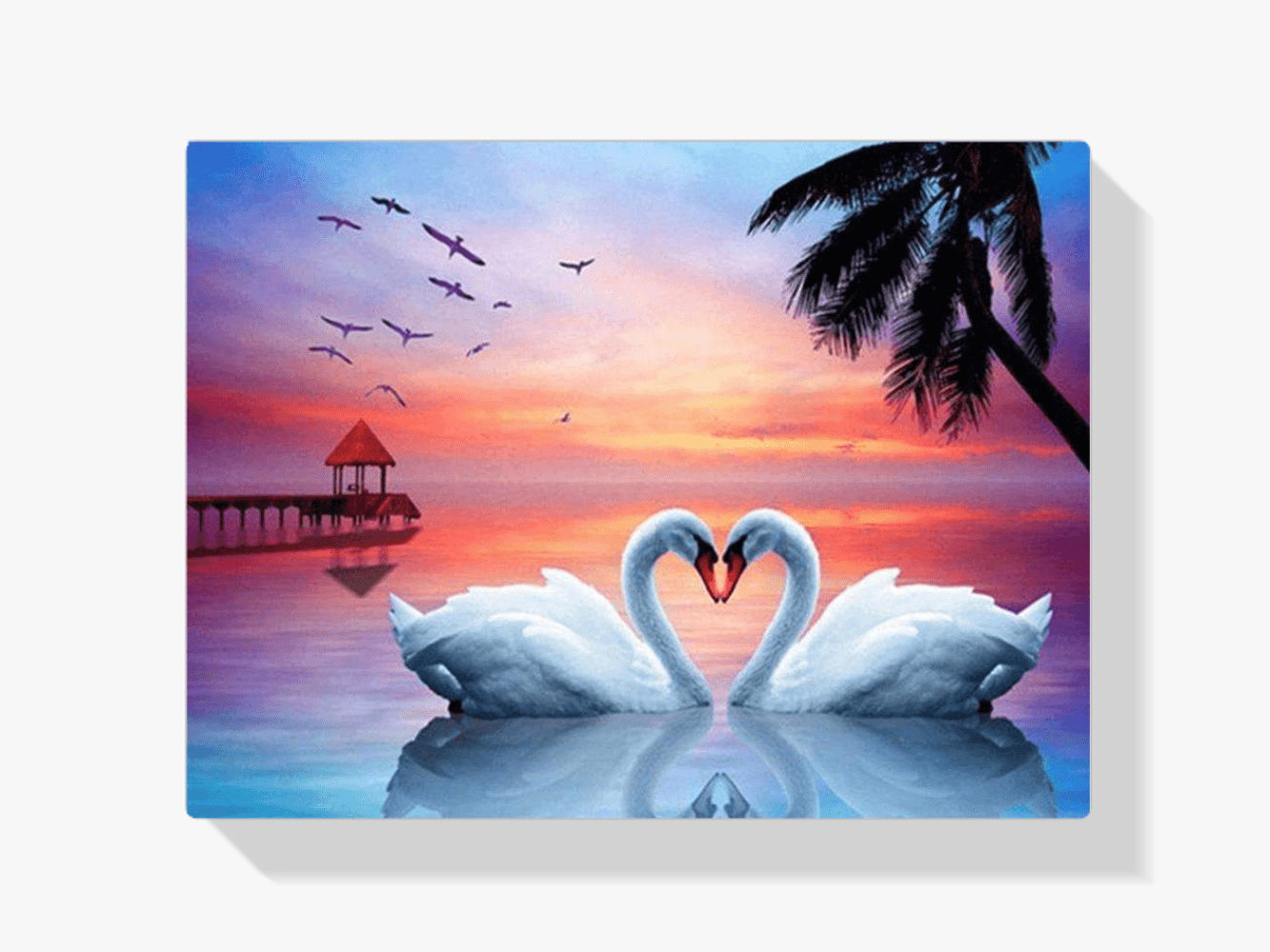 Diamond Painting Verliefde Zwanen – SEOS Shop ®