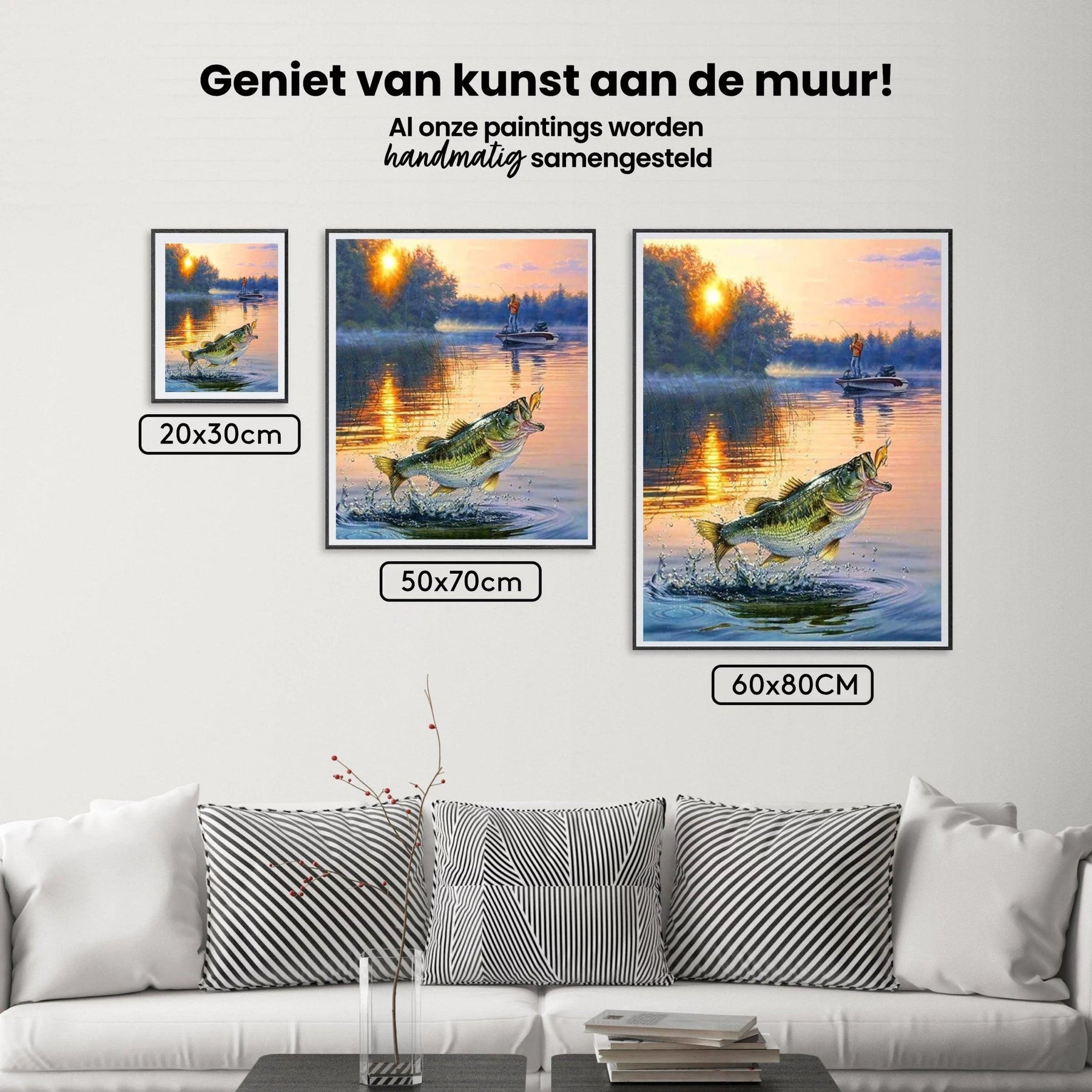 Diamond Painting Vis vangen op boot - SEOS Shop ®