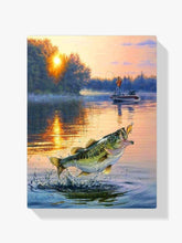 Diamond Painting Vis vangen op boot - SEOS Shop ®