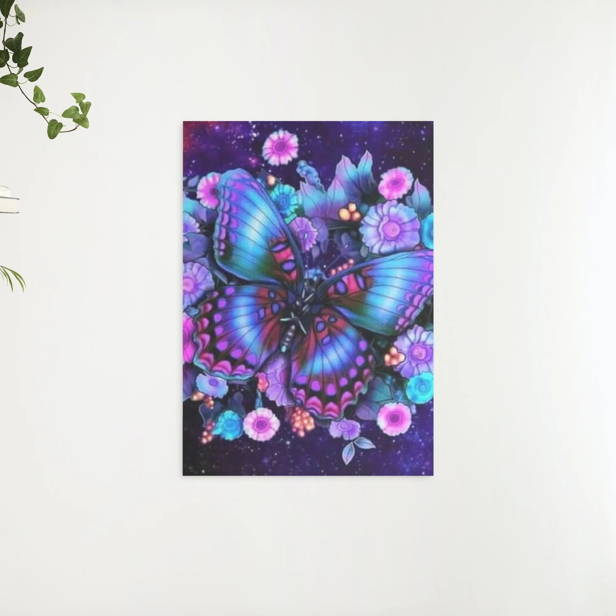 Diamond Painting Vlinder met bloem - SEOS Shop ®