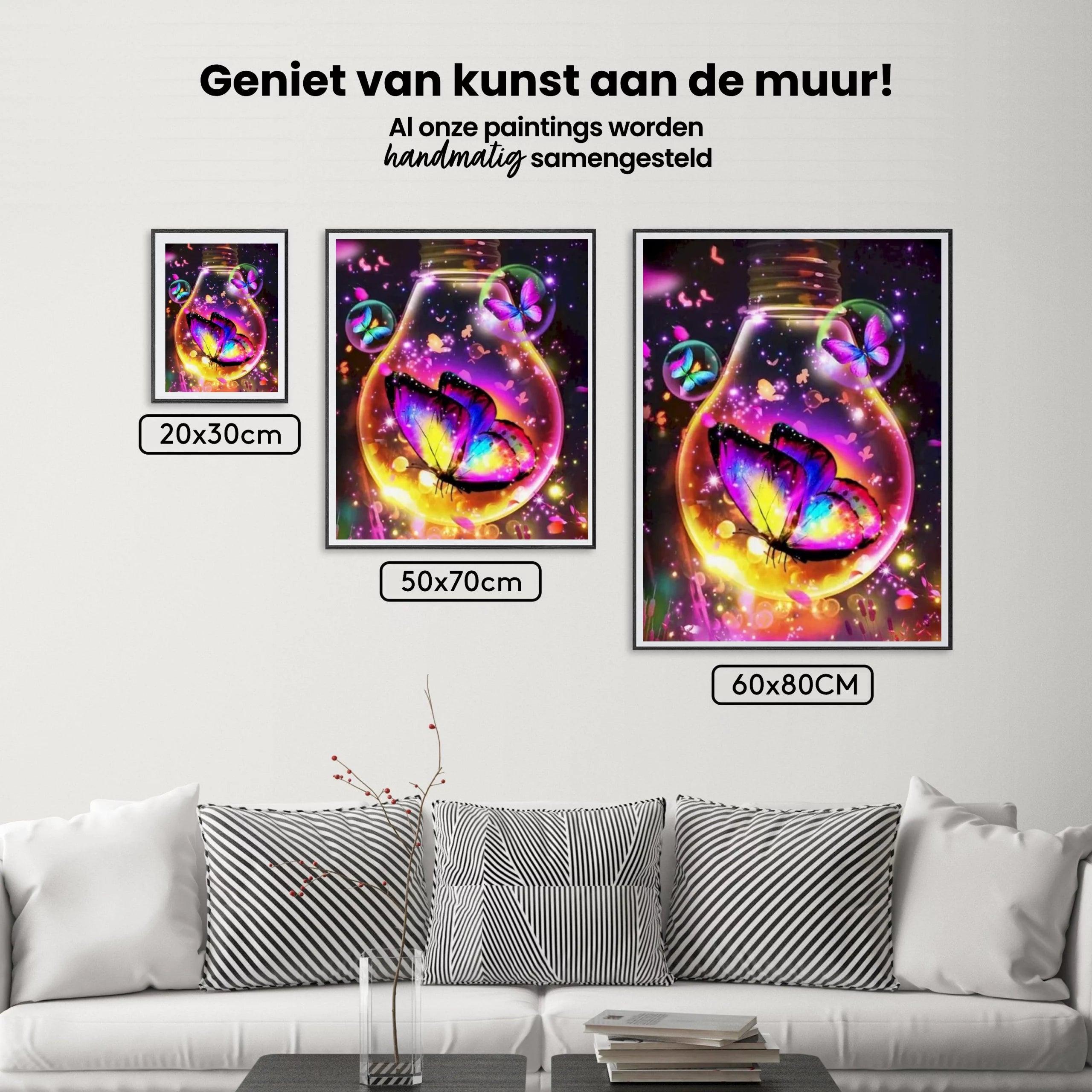 Diamond Painting Vlinders in het licht - SEOS Shop ®