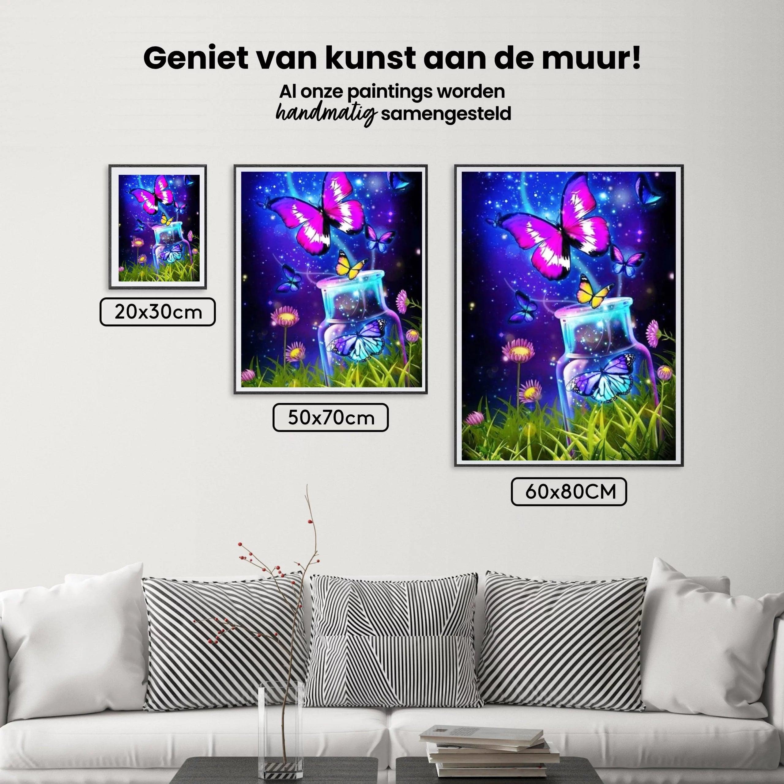 Diamond Painting Vlinders in pot - SEOS Shop ®