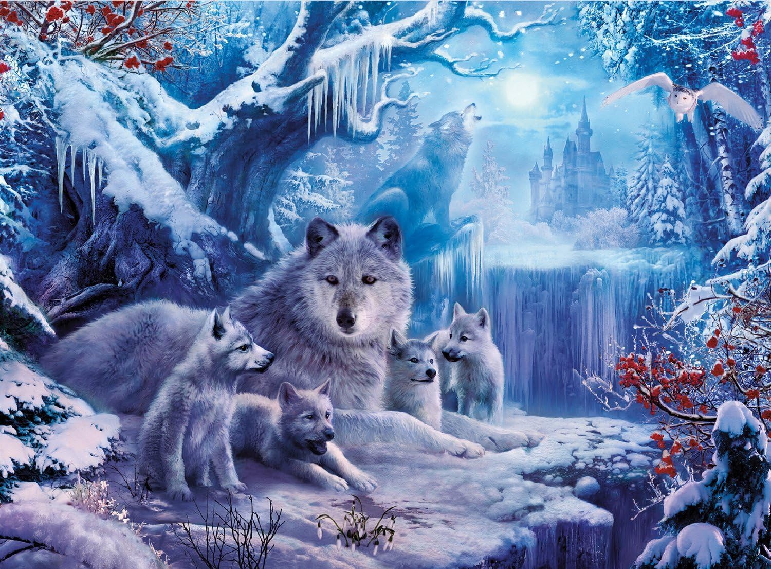 Diamond Painting Winter Wolf - SEOS Shop ®