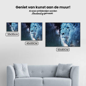 Diamond Painting Witte leeuw - SEOS Shop ®