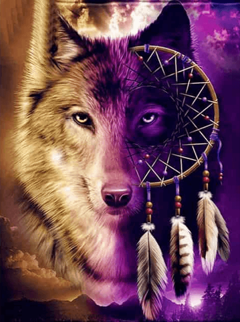 Diamond Painting Wolf Droom - SEOS Shop ®