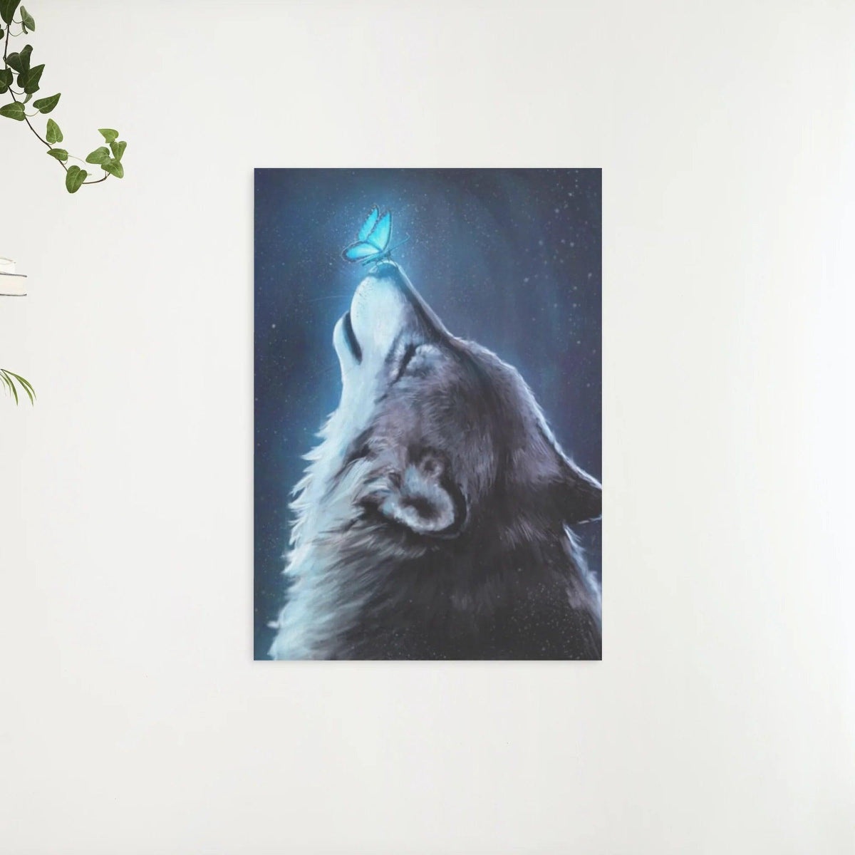 Diamond Painting Wolf met vlinder - SEOS Shop ®