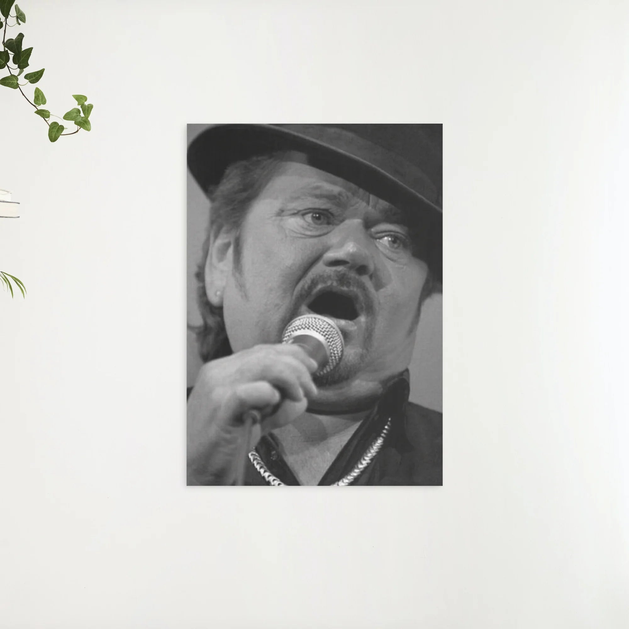 Diamond Painting Zingende Andre Hazes in zwart wit - SEOS Shop ®