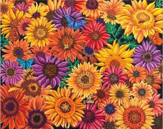 Diamond Painting - Zonnebloemen - SEOS Shop ®