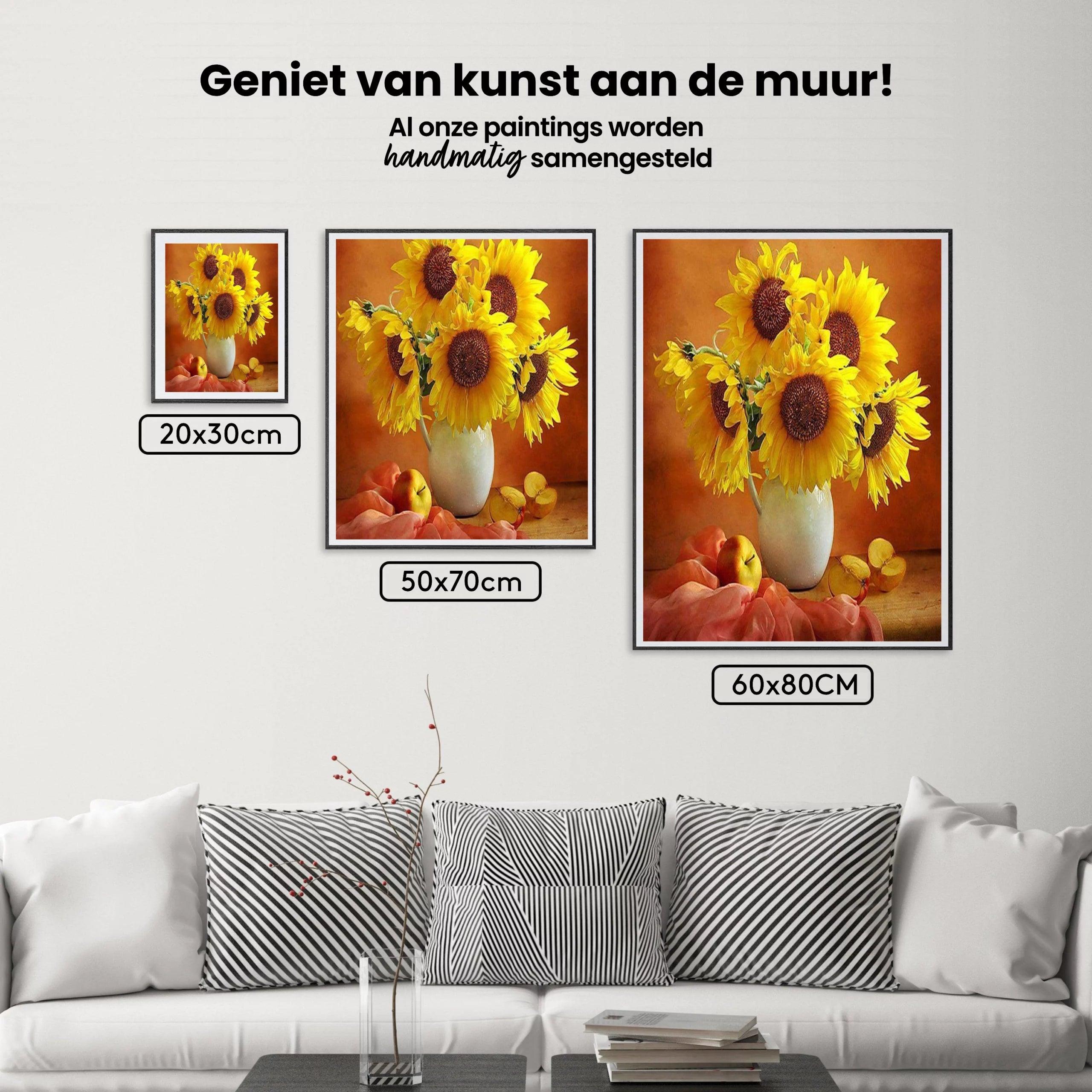 Diamond Painting Zonnebloemen in vaas - SEOS Shop ®