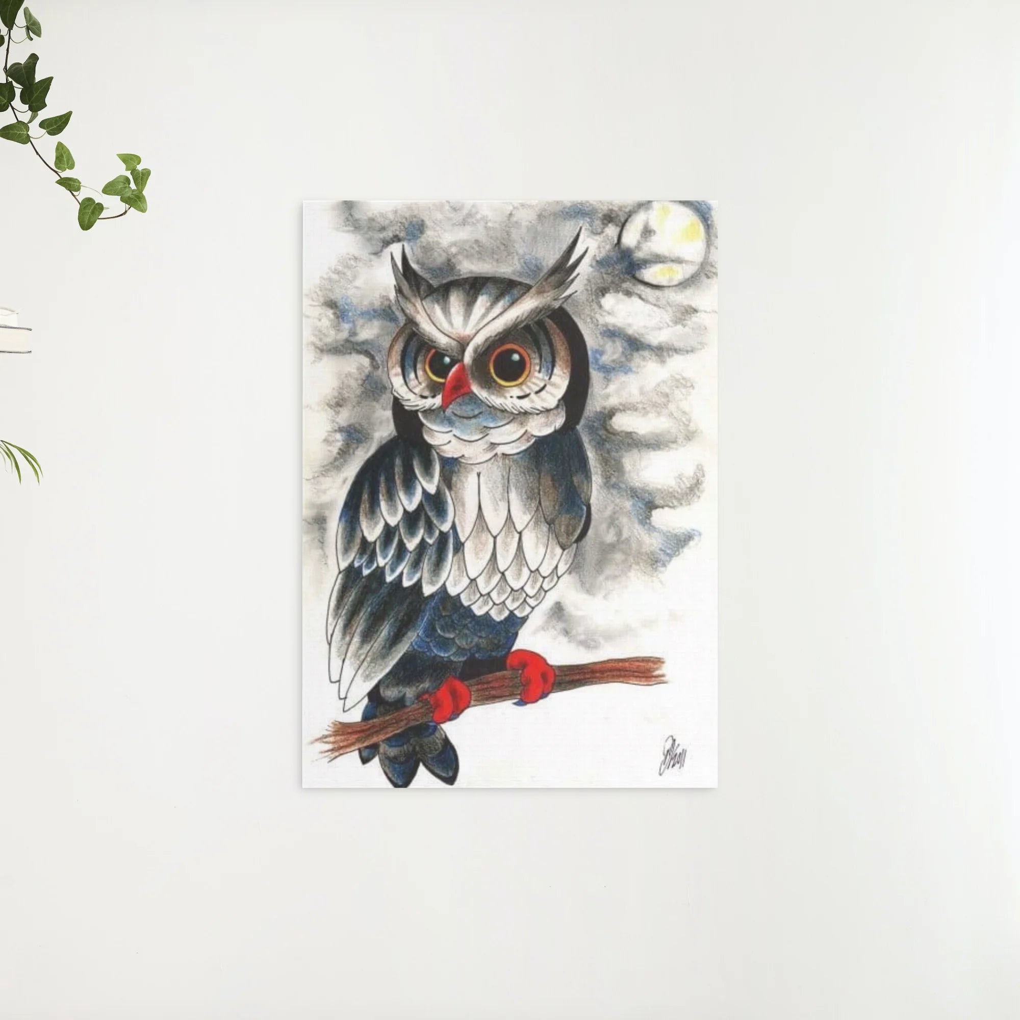 Diamond Painting Zwarte en witte uil - SEOS Shop ®