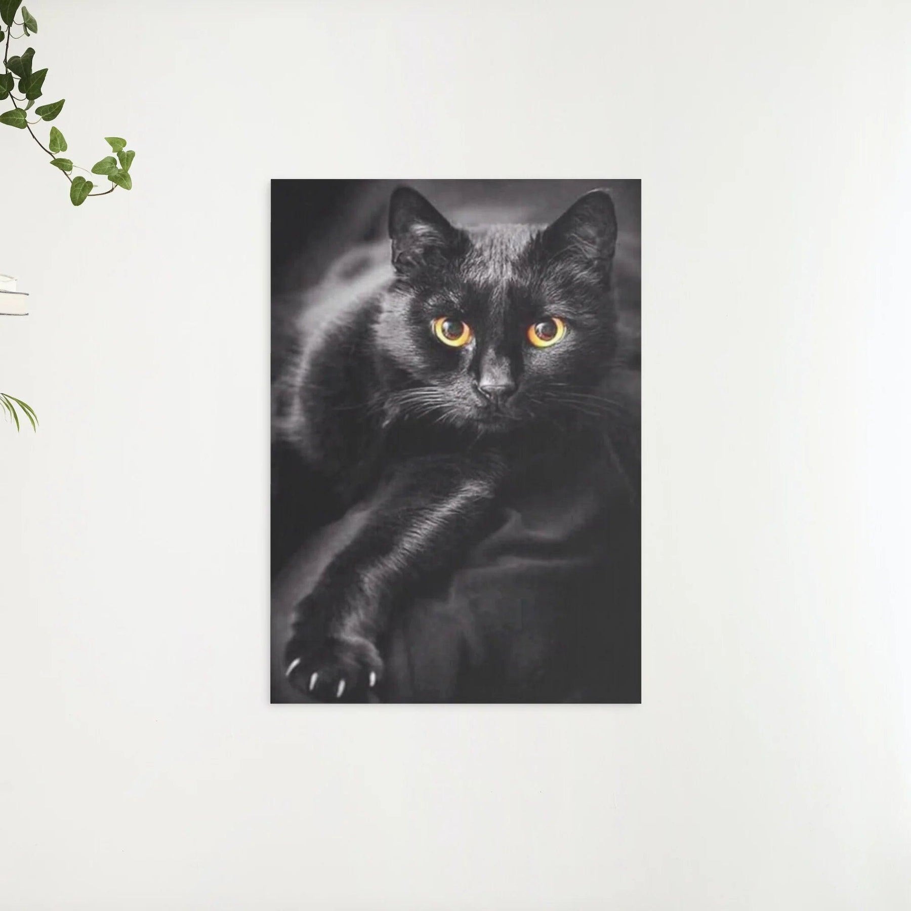 Diamond Painting Zwarte kat en gele ogen - SEOS Shop ®