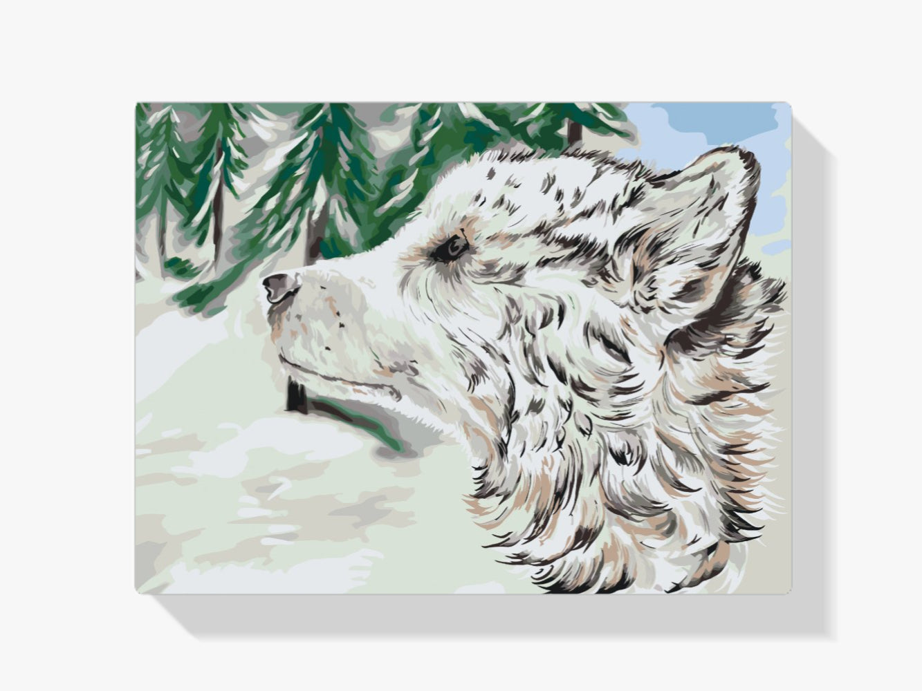 Diamond Painting - Hond in de sneeuw - SEOS®