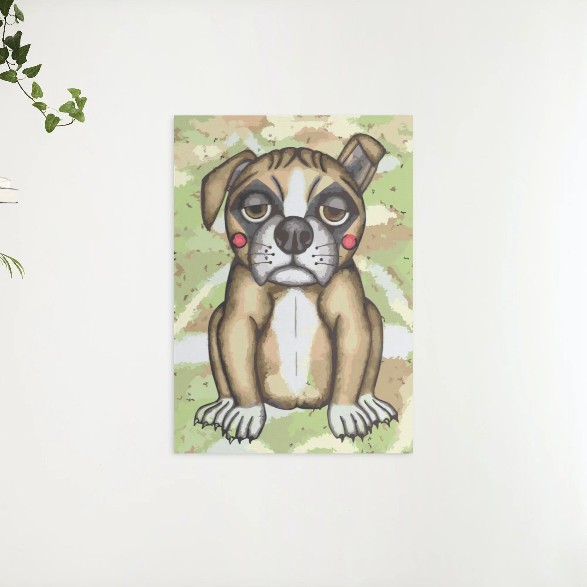 Diamond Painting - Hond met roze wangen - SEOS®