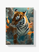 Diamond Painting -  Tijger en Goudvis - SEOS Shop ®