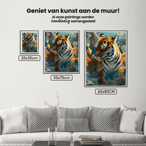 Diamond Painting -  Tijger en Goudvis - SEOS Shop ®