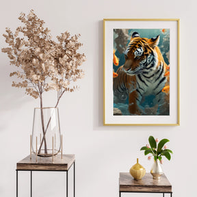 Diamond Painting -  Tijger en Goudvis - SEOS Shop ®