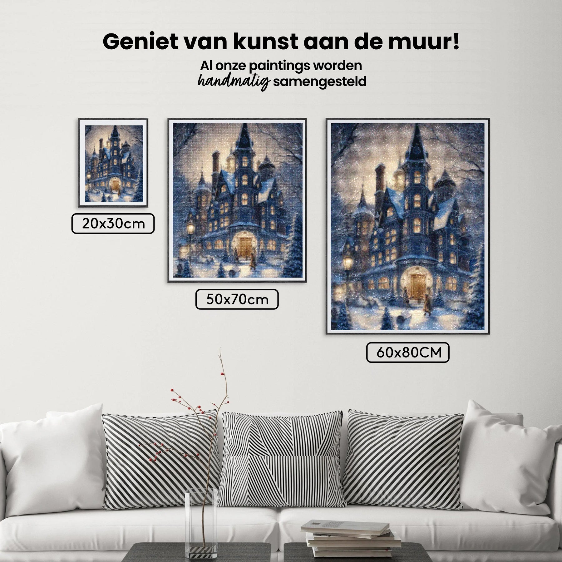 Diamond Painting -  Winter landhuis - SEOS Shop ®