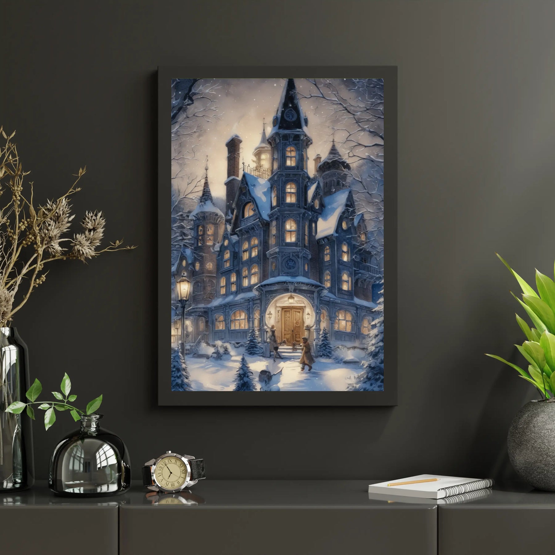 Diamond Painting -  Winter landhuis - SEOS Shop ®