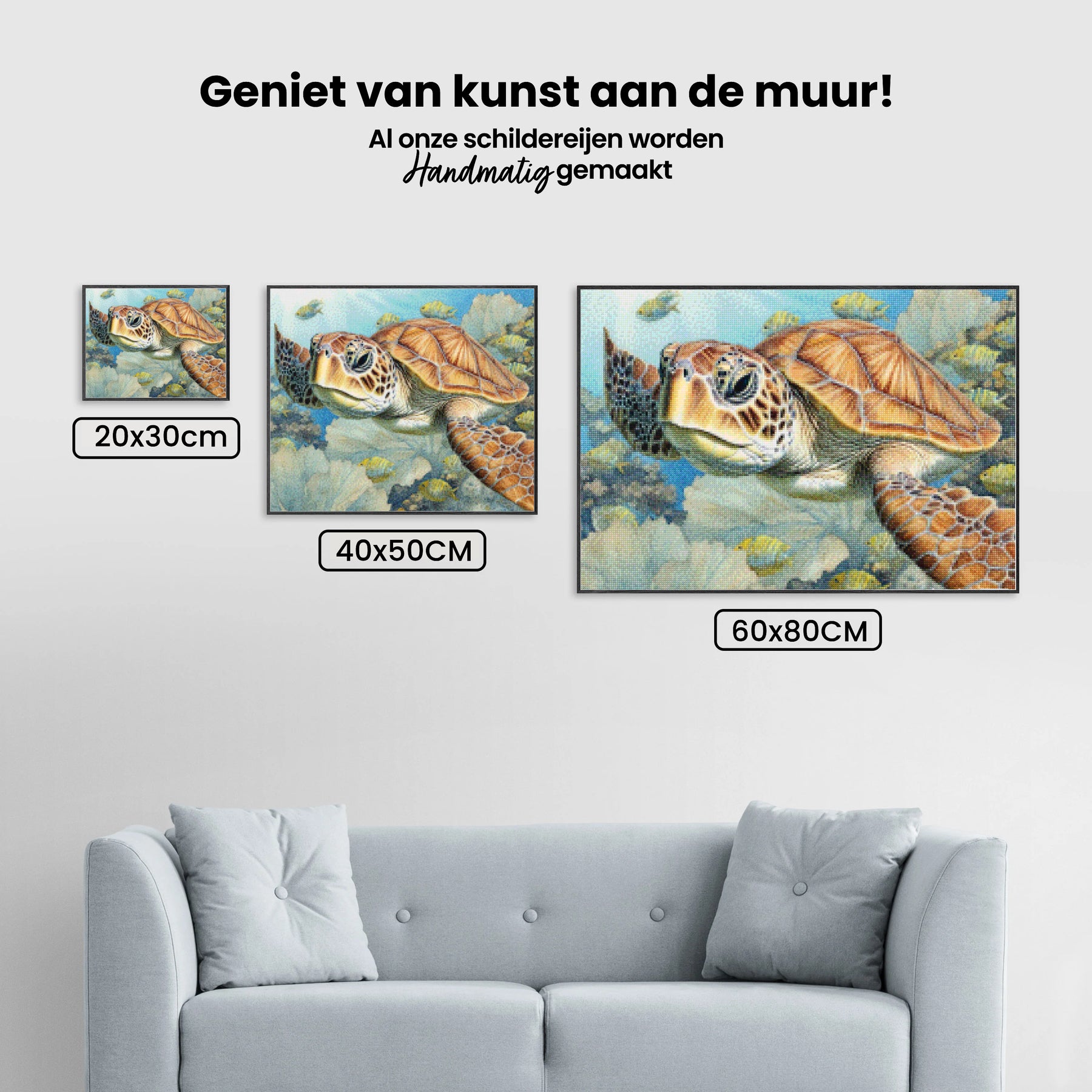 Diamond Painting -  Zeeschildpad - SEOS Shop ®