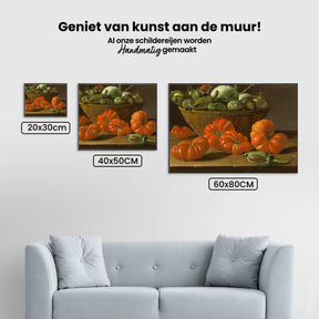 Diamond Painting Stilleven met tomaten, een kom aubergines en uien - SEOS Shop ®