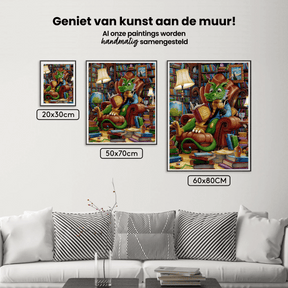 Diamond Painting - De geletterde draak