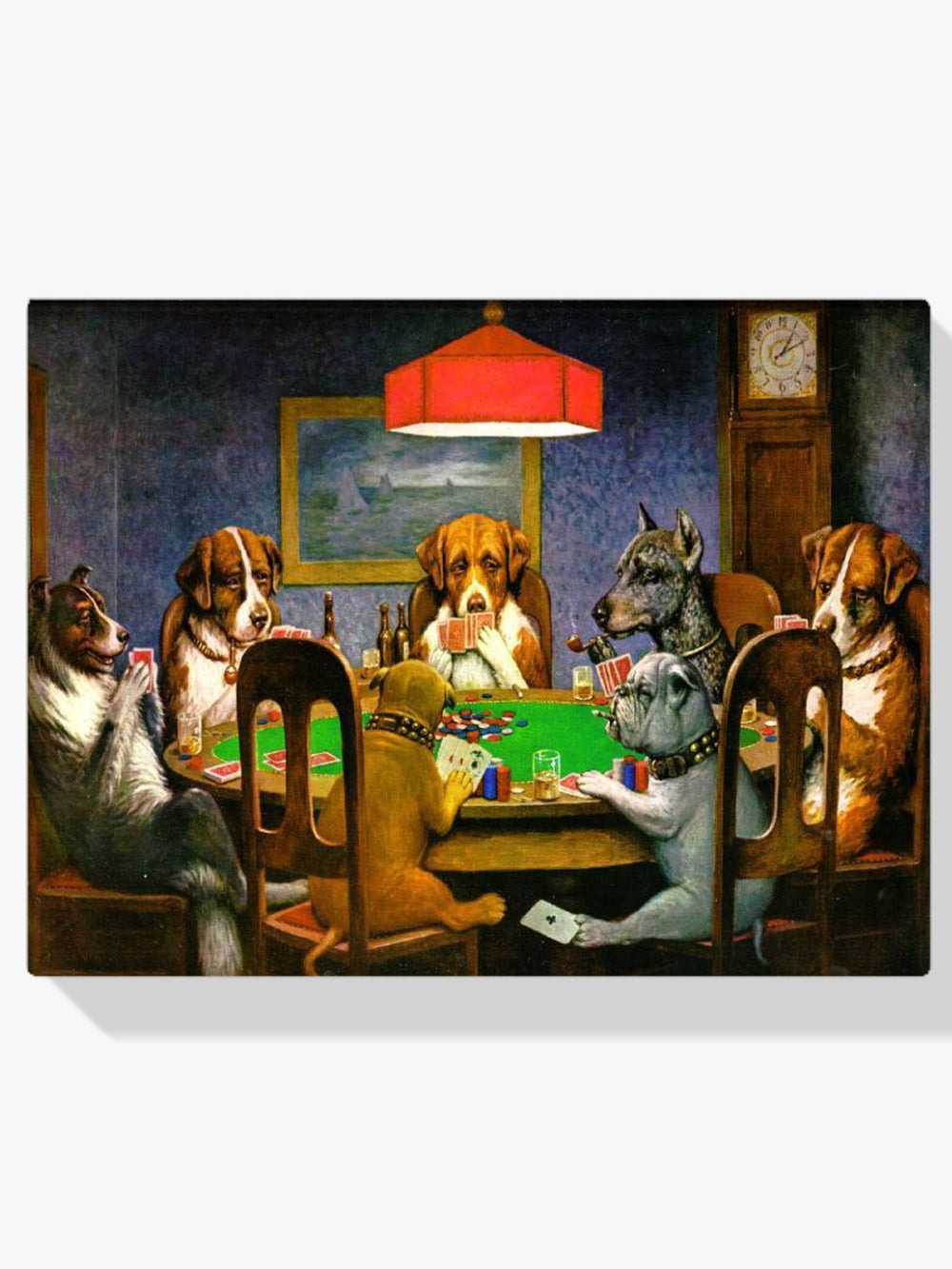 Diamond Painting - Een vriend in nood - Honden die poker spelen