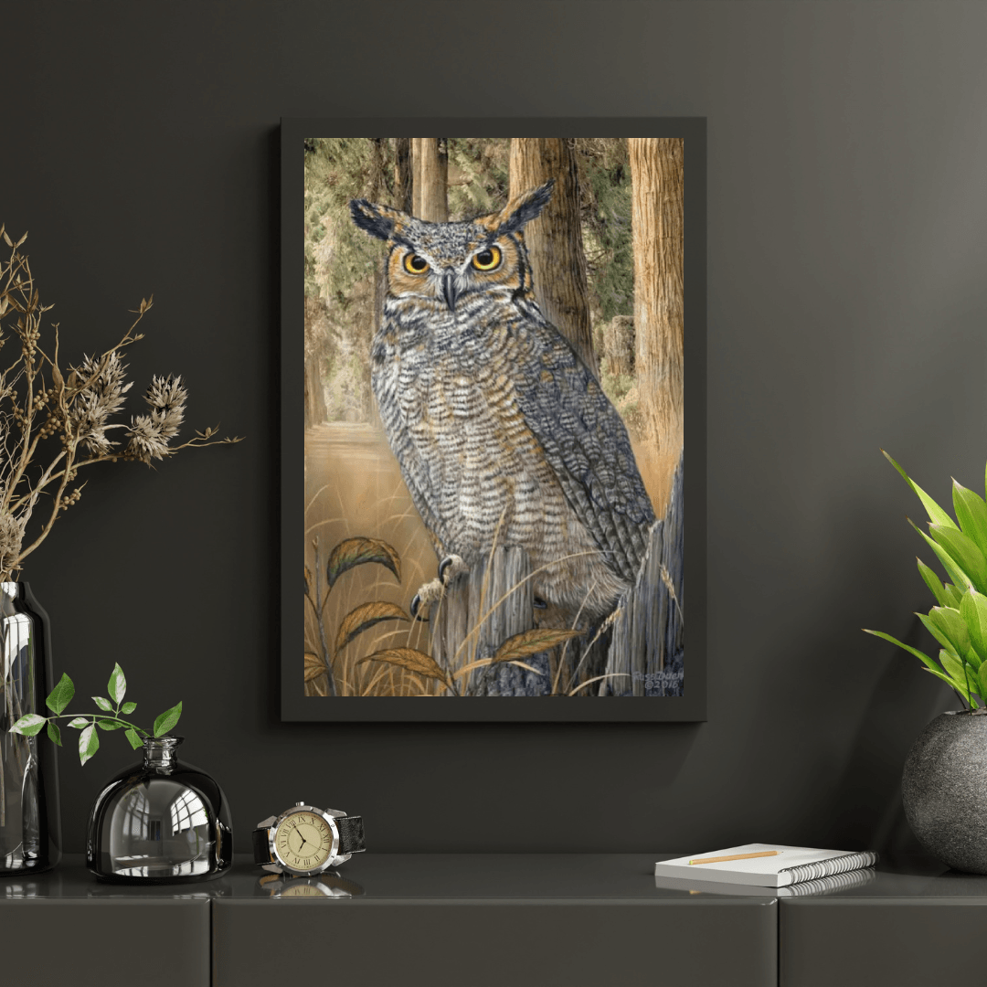 Diamond Painting - Grote Gehoornde Uil