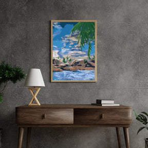 Diamond Painting - Oceaan en palmboom - SEOS Shop ®