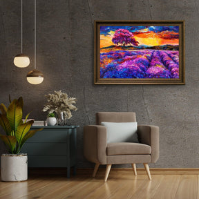 Diamond Painting - Paarse Zonsondergang - SEOS Shop ®