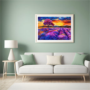 Diamond Painting - Paarse Zonsondergang - SEOS Shop ®