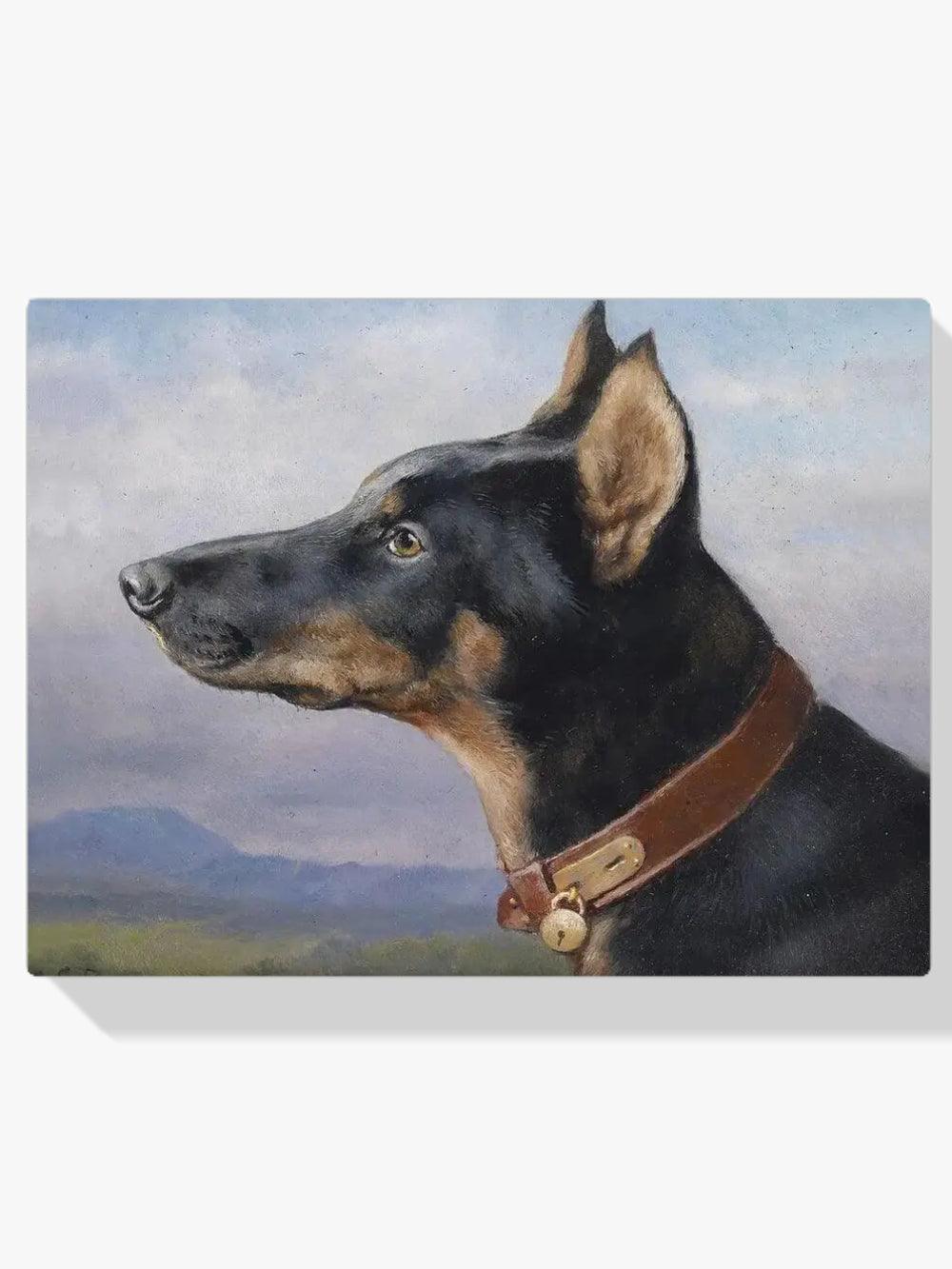 Diamond Painting - Portret van een Doberman