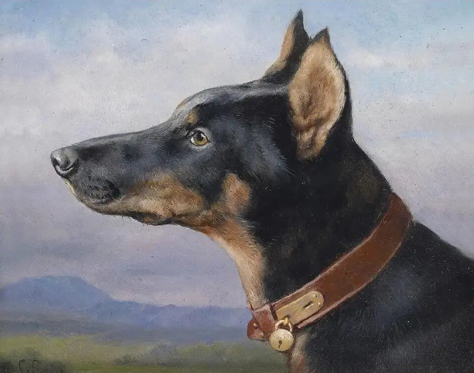 Diamond Painting - Portret van een Doberman