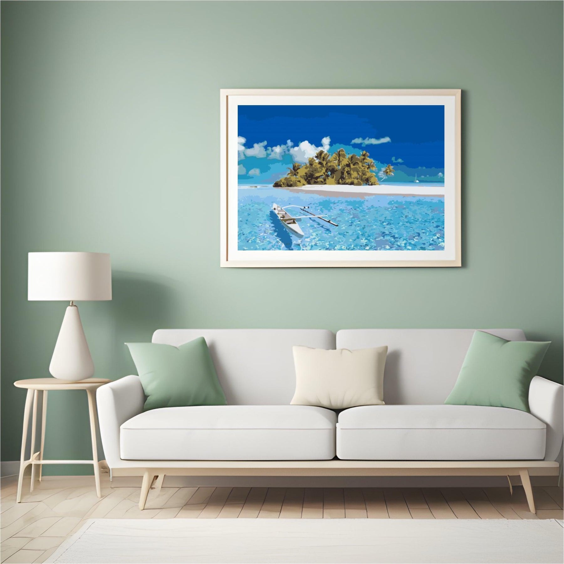 Diamond Painting - Prachtig eiland - SEOS Shop ®