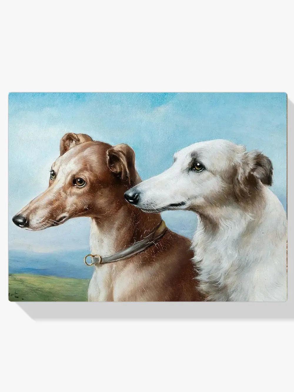 Diamond Painting - Twee windhonden