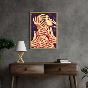 Diamond Painting - Vrouw in haar handpalmen - SEOS Shop ®