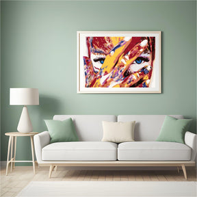 Diamond Painting - Vrouw met blauwe ogen - SEOS Shop ®