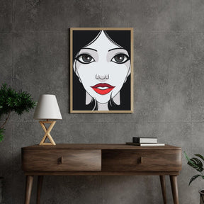 Diamond Painting - Vrouw met rode lippen - SEOS Shop ®