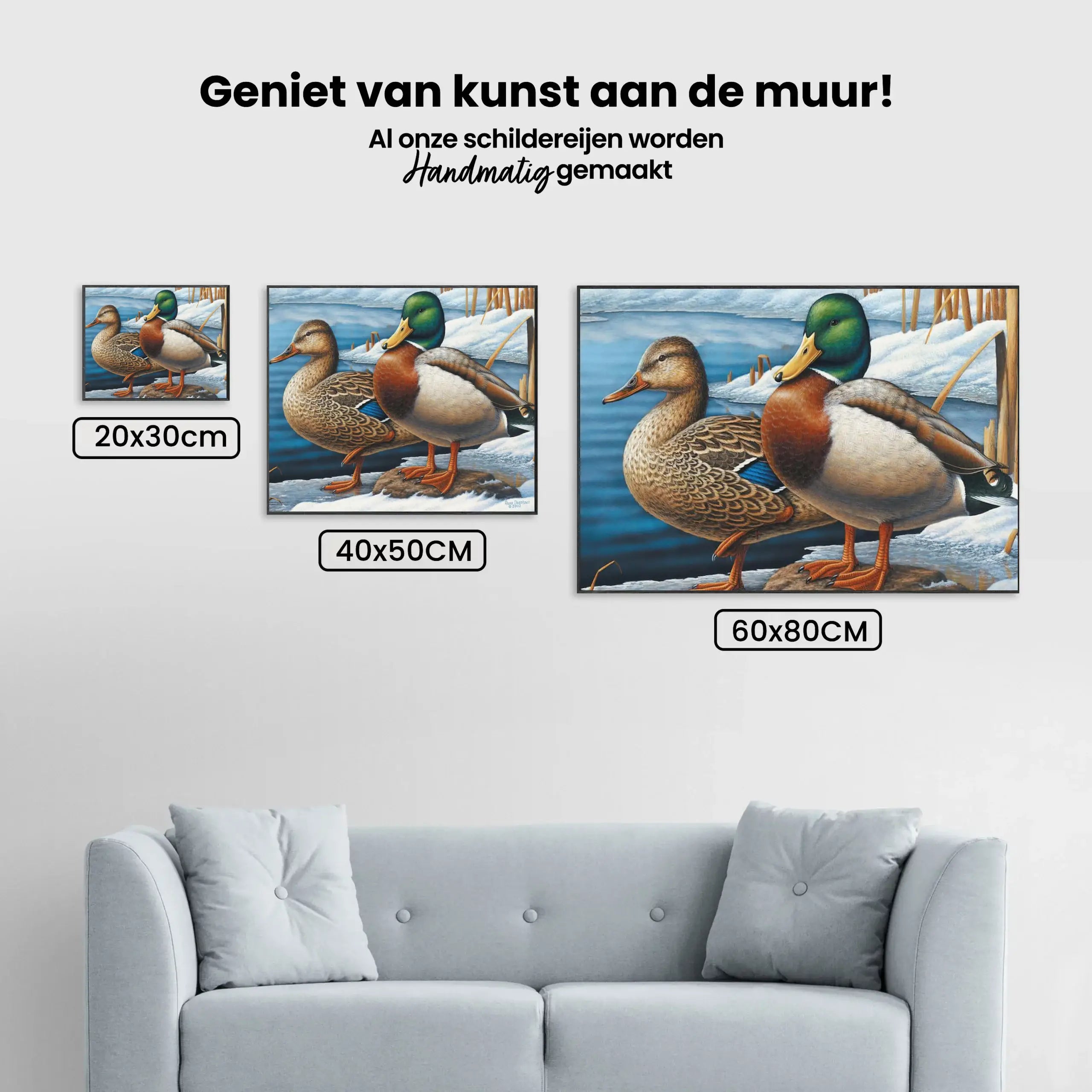 Diamond Painting - Winterbezoekers