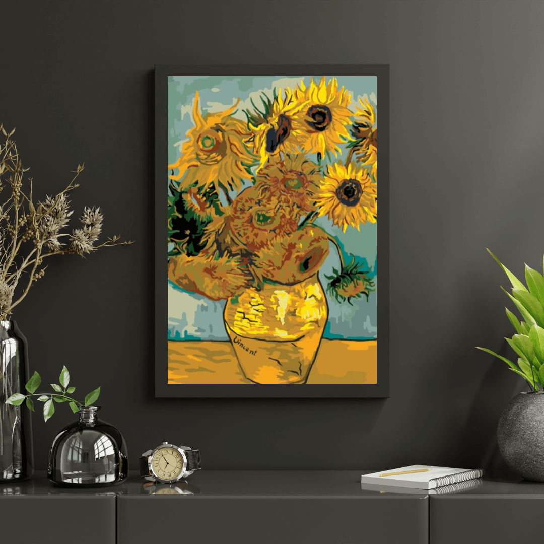 Diamond Painting - Zonnebloemen Van Gogh - SEOS Shop ®