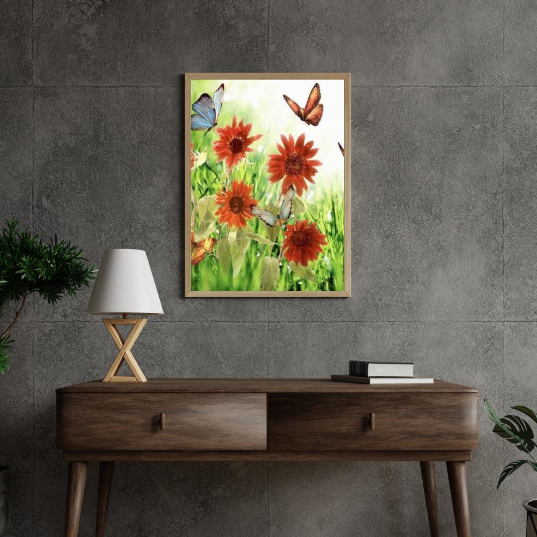 Diamond Painting Bloemen en Vlinders - SEOS Shop ®