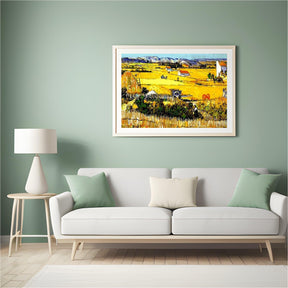 Diamond Painting Boeren landschap Van Gogh - SEOS Shop ®