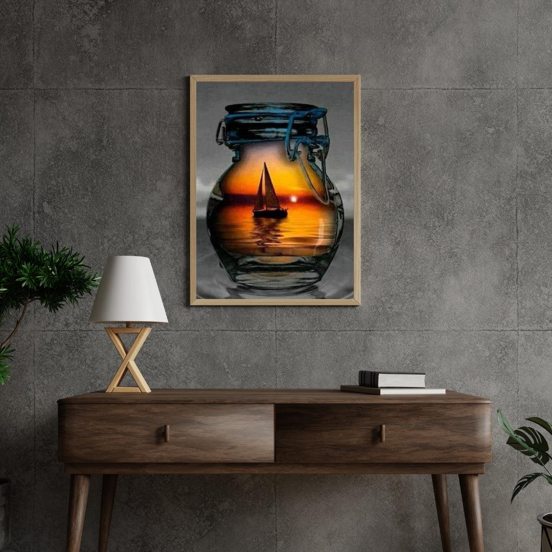 Diamond Painting Boot in de lamp - SEOS Shop ®