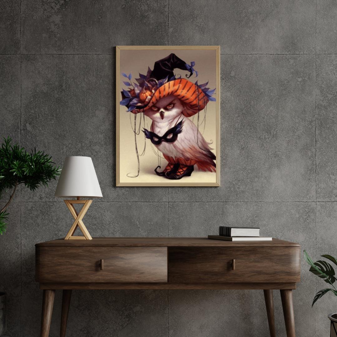 Diamond Painting Boze Uil Met Halloween - SEOS Shop ®