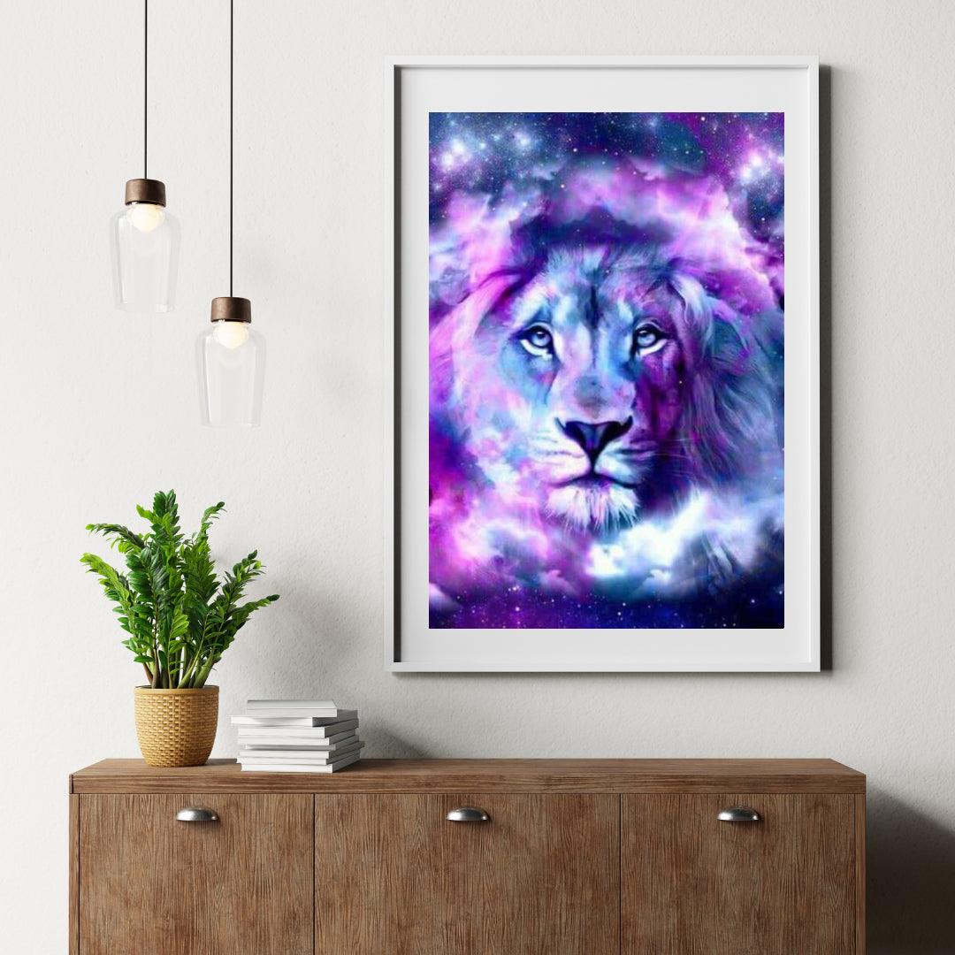 Diamond Painting Galaxy Leeuw - SEOS Shop ®