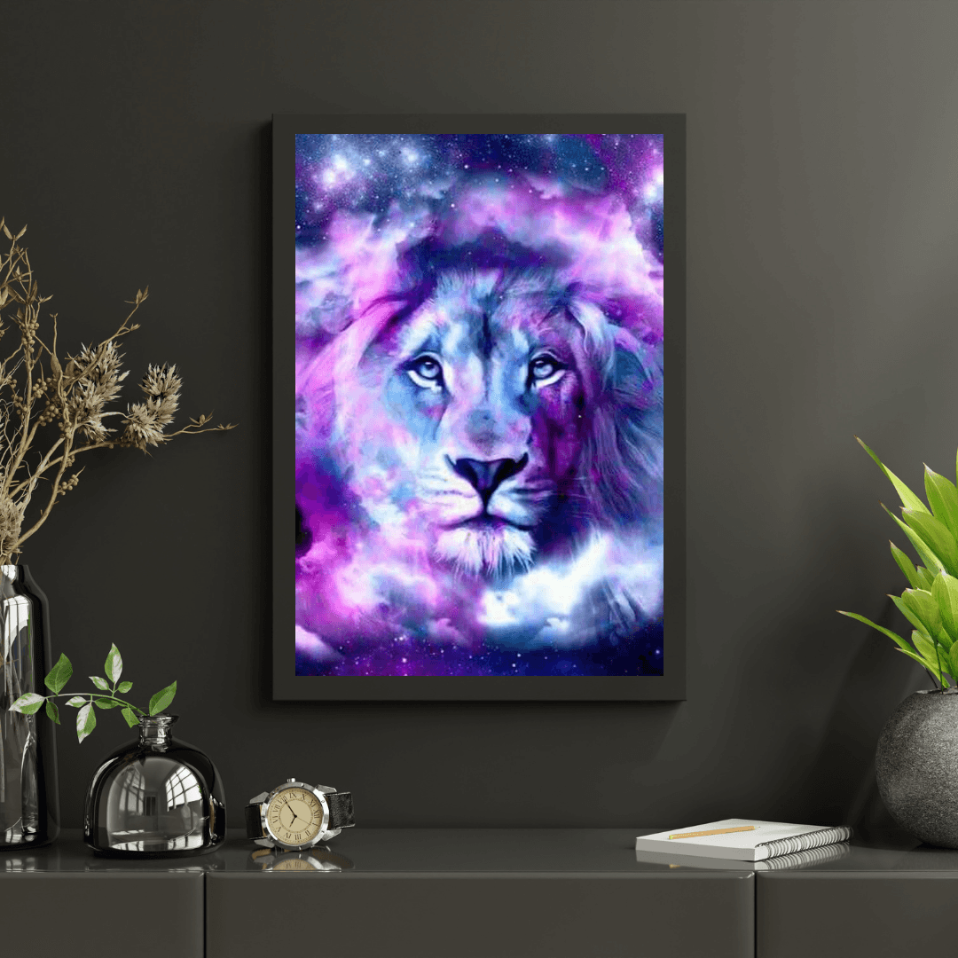 Diamond Painting Galaxy Leeuw - SEOS Shop ®