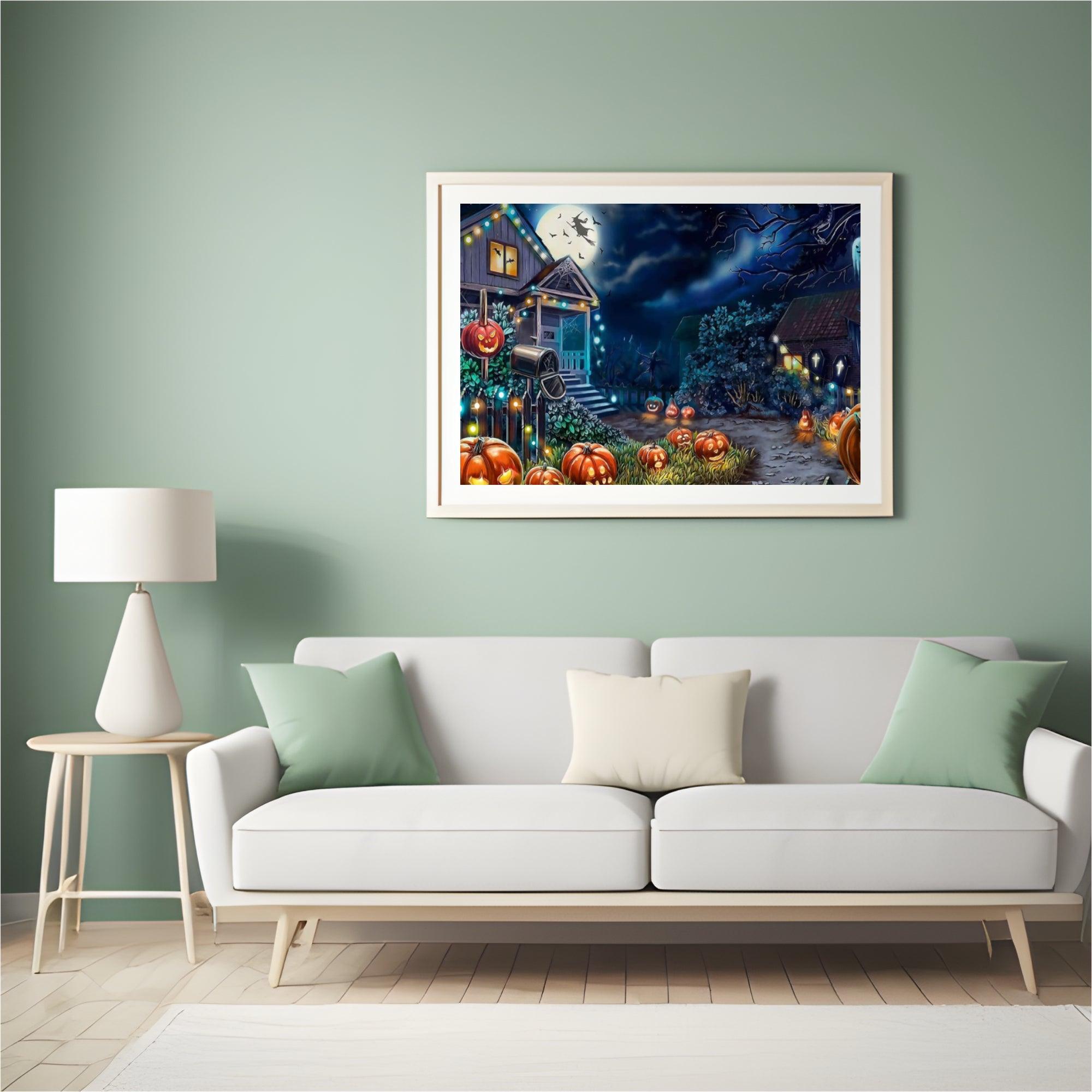 Diamond Painting Halloween Huis - SEOS Shop ®