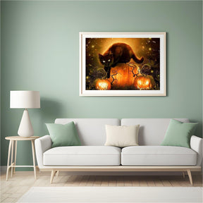 Diamond Painting Halloween Kat - SEOS Shop ®